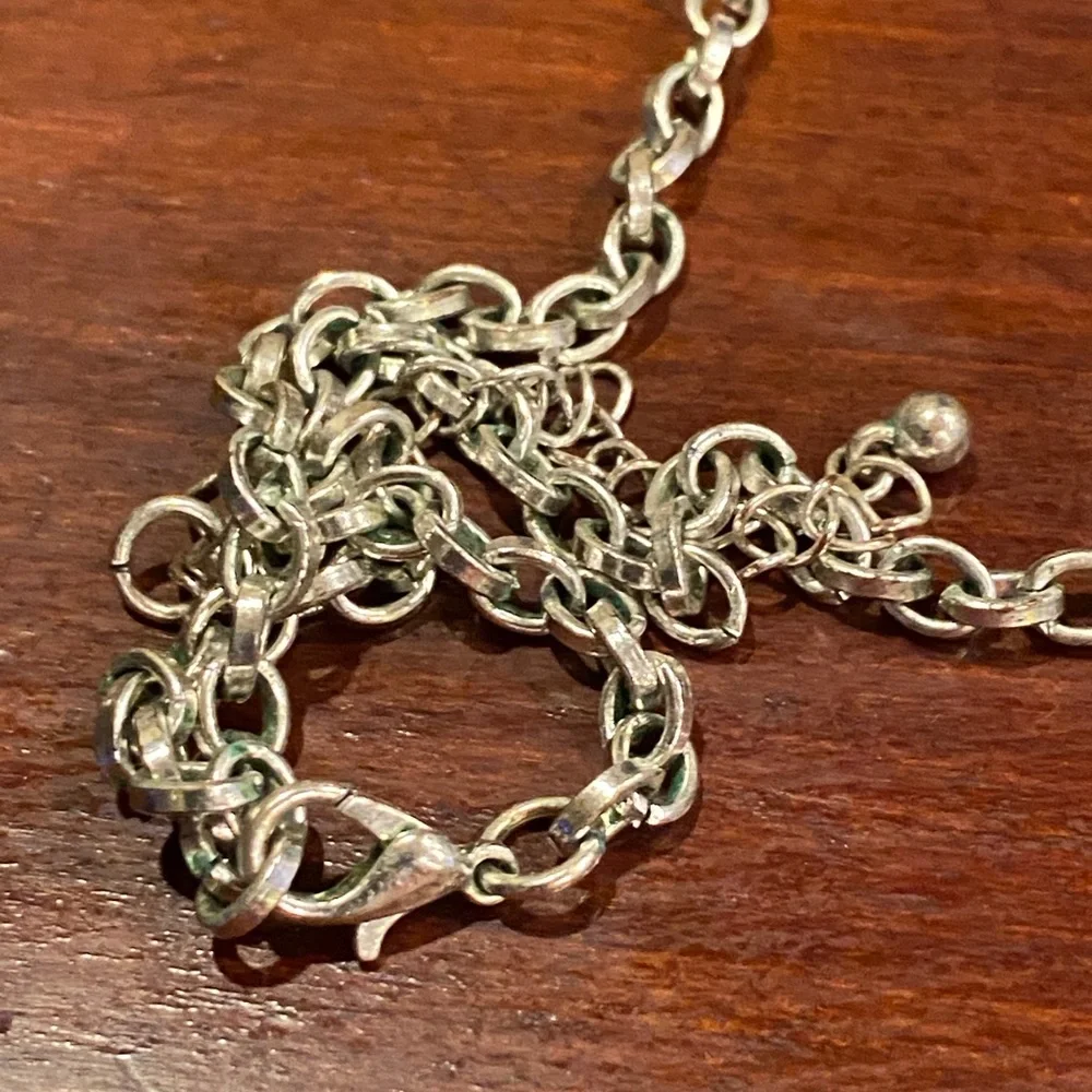 Elegant Silver Tone Bohemian Style Statement Necklace - Picture 12 of 15